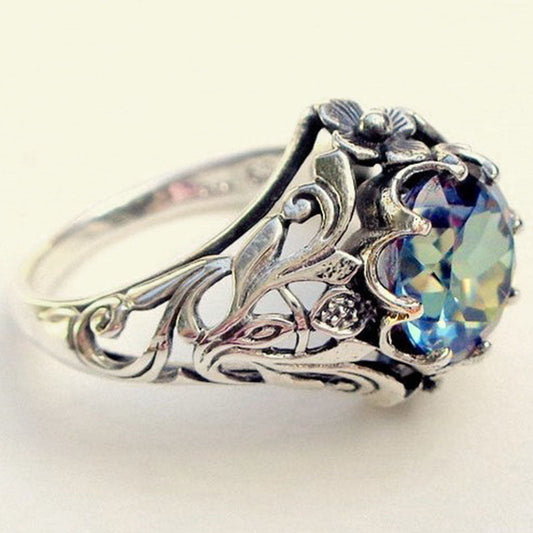 Vintage Mystic Topaz Ring