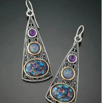 Vintage Opal Drop Earrings