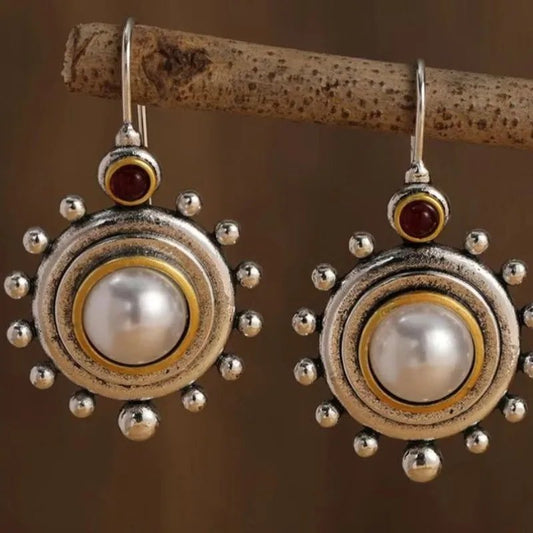 Vintage Pearl Dangle Earrings