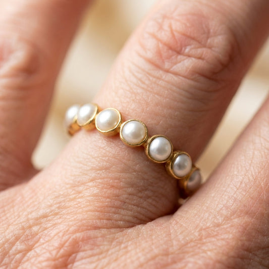 Pearl Gold Ring