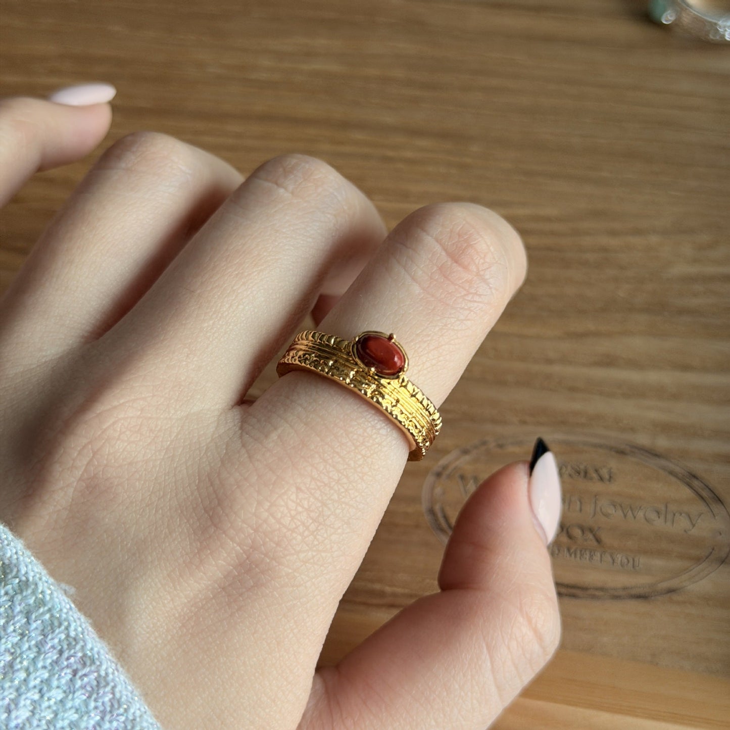 Vintage Ruby Gold Ring