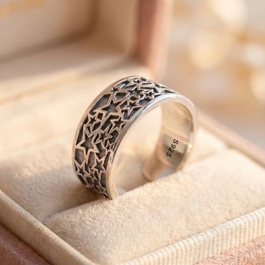 Vintage Star Lace Ring