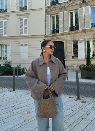 Kurtka inspirowany stylem vintage