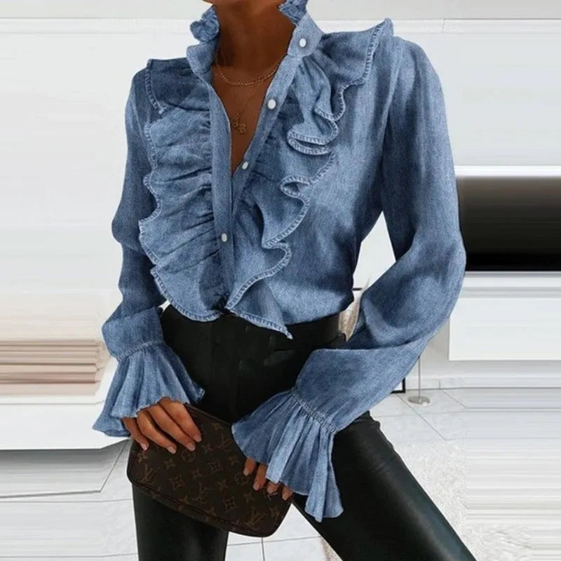 Buchan® | Ruffled Blouse With Long Sleeves