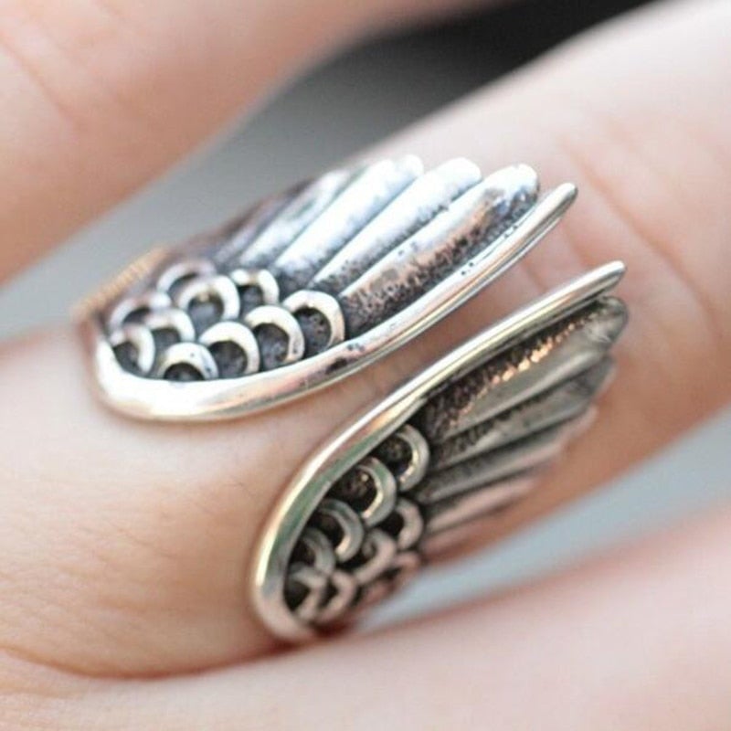 Adjustable Angel Ring In 925 Sterling Silver