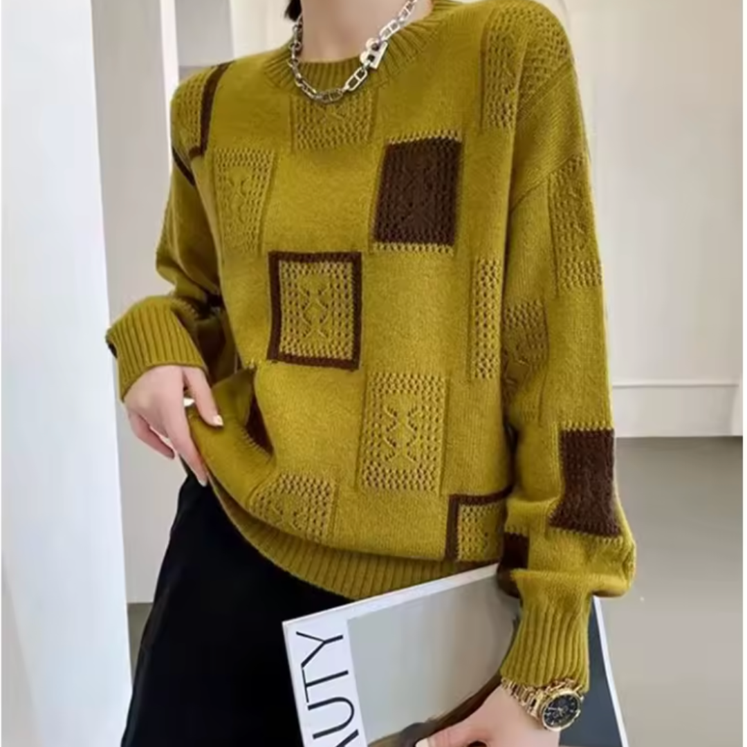 Klasyczny vintage Sweter