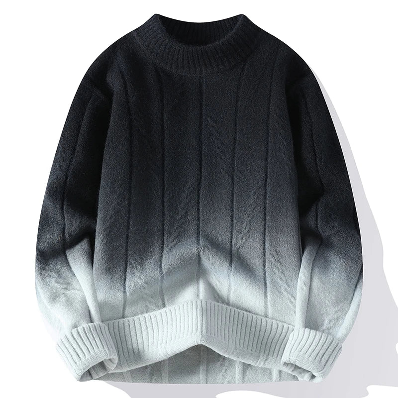 Oriana® | Knitted sweater with contrasting colors for men