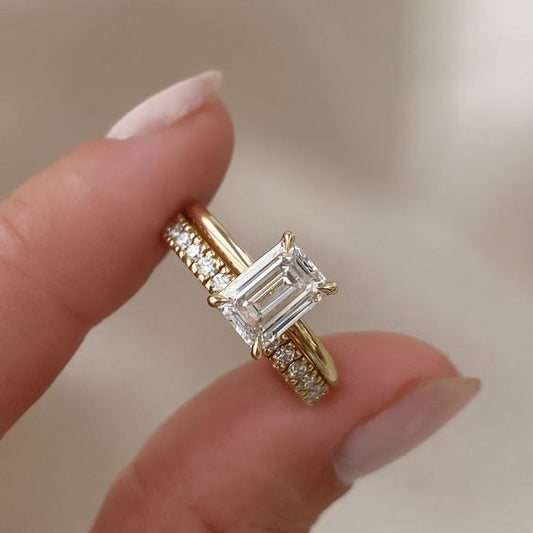 Vintage Zirconia Ring Set