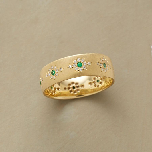 Starburst Band Ring