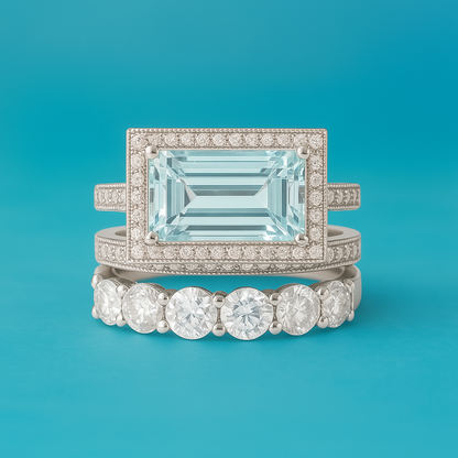 Aries — Crystal Vision Ring Set
