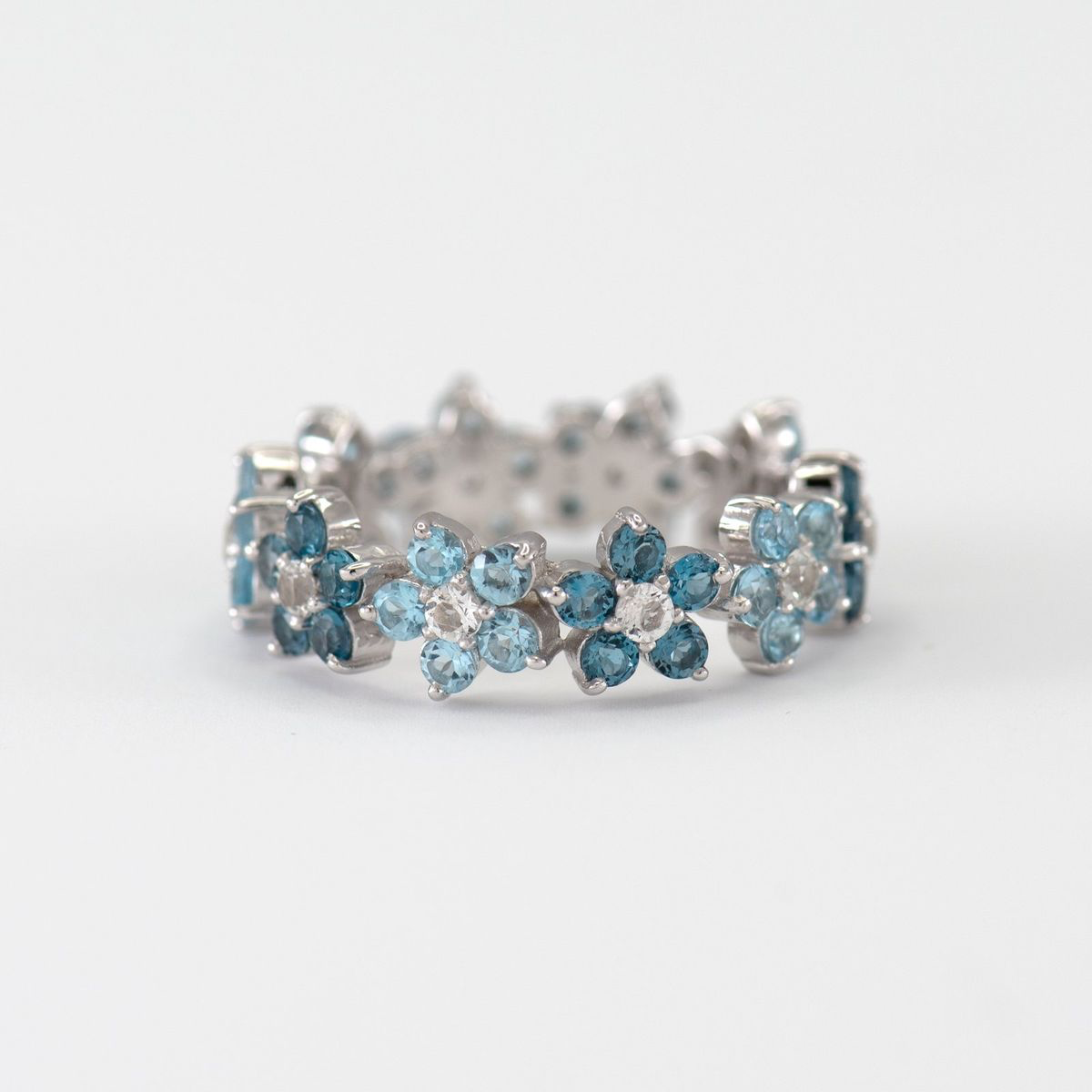 Skyflower Blossom Band Ring