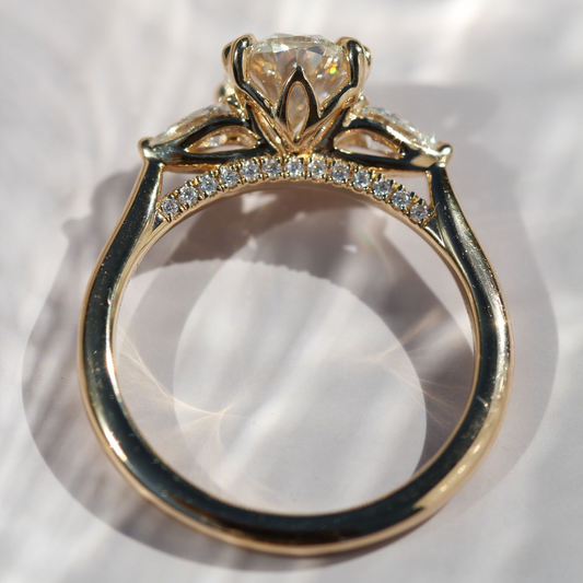 Crown Pavé Ring