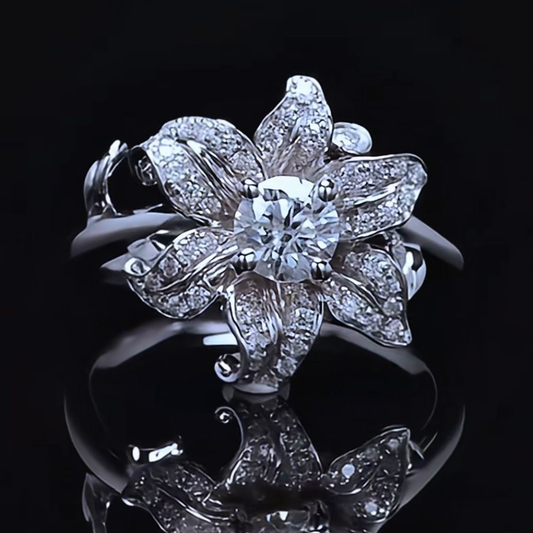 Diamond Bloom Ring