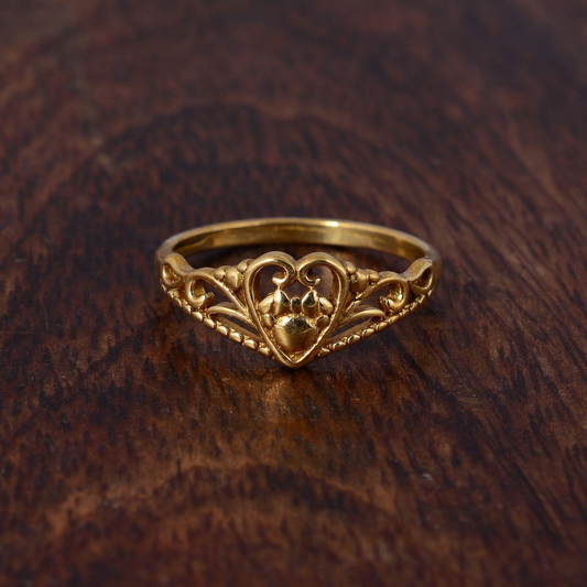 Heart Filigree Ring