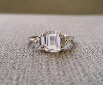 A Vintage Silver Bright Layer Ring