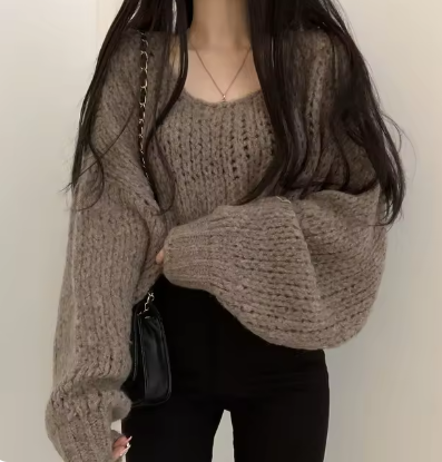 Klasyczny vintage Sweter